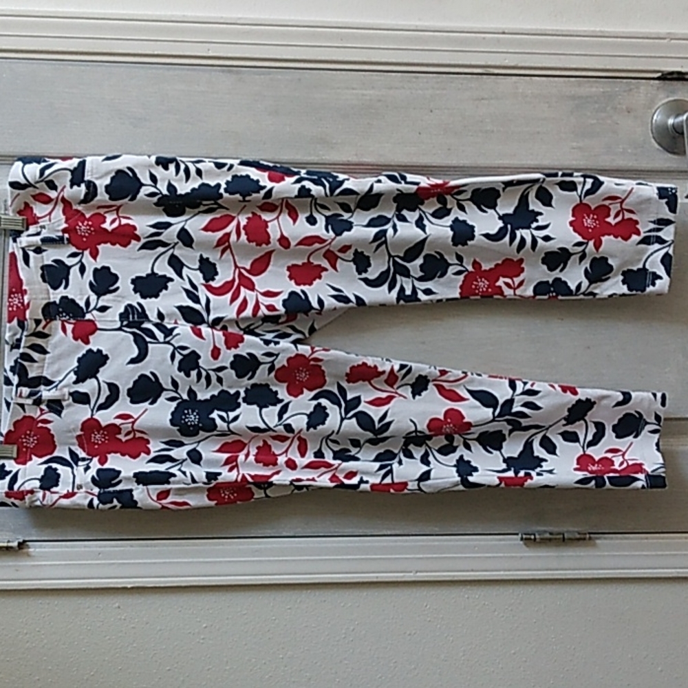 Red white and blue Capri